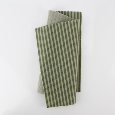 Soft Felt Printed Stripes 20X30 cm - Sage