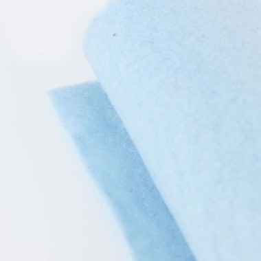 Rouleau de tissu feutrine bleu clair H180 cm x 10 m