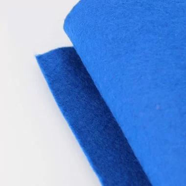 Electric Blue soft felt Roll H180 cm x 10 m