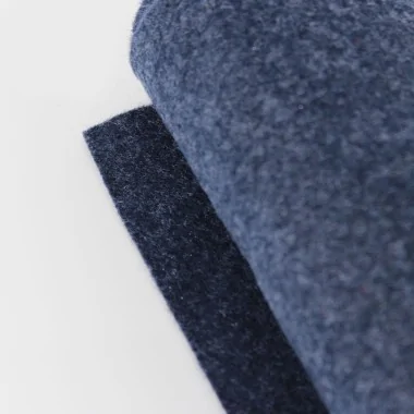 Venta Rollo de tela de fieltro Melange Azul Oscuro 180 cm x 10 m x 1,5 mm