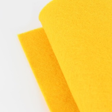 Rollo tela de fieltro amarillo H180 cm x 10 m