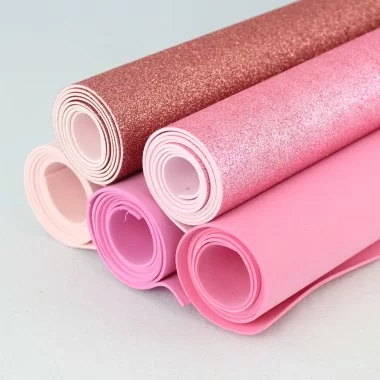 Solid Color Eva Rubber and Glitter Savings Kit - 5 rolls...