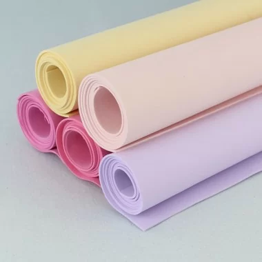 Solid Color Eva Rubber Savings Kit - 5 rolls 50X100 cm -...