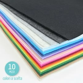 Bastelfilz 3Mm - 50X70 cm Sparset 10 Blatt|IDEEINFELTRO.COM