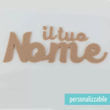 Nome In Feltro Personalizzato - Font 7