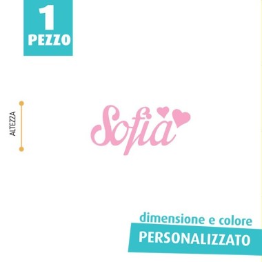 Personalized felt Name - Sofia