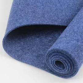 Fetru Un metru Melange albastru închis 50X140 cm|IDEEINFELTRO.COM