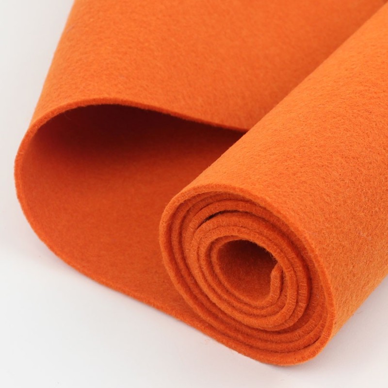 Rotolo feltro arancio h140 cm x 5 mt|IDEEINFELTRO.COM
