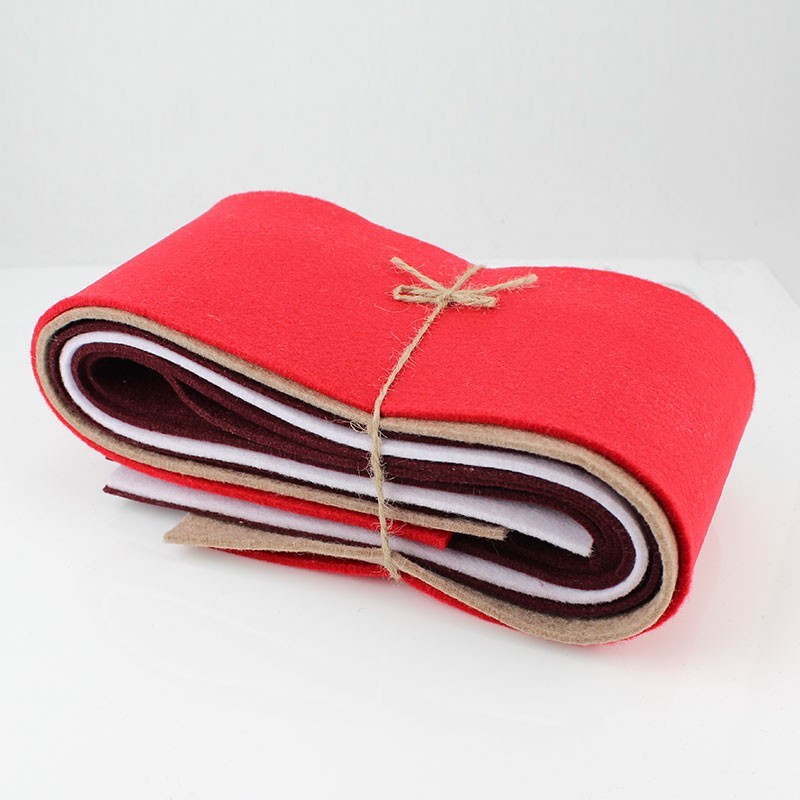 Rood/Bordeaux Vilt Mix Restanten Kit 350/400 gr