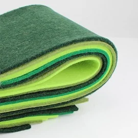 Groene mix Vilt restanten kit 350/400 gr