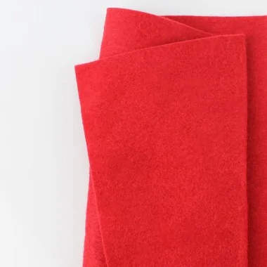 Venta on line rollo tela de fieltro rojo 180 cm x 10 m x 1,5 mm 2