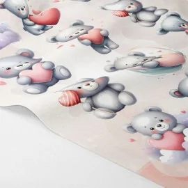 Orsetto dolce con Cuore da Ritagliare in Pannolenci - Kit San Valentino|IDEEINFELTRO.COM