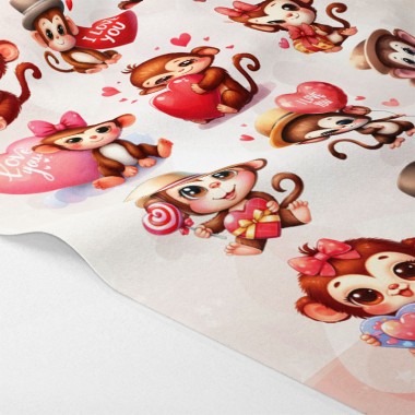 Gnomi Abbracciati con cuori da Ritagliare in Pannolenci - Kit San Valentino|IDEEINFELTRO.COM