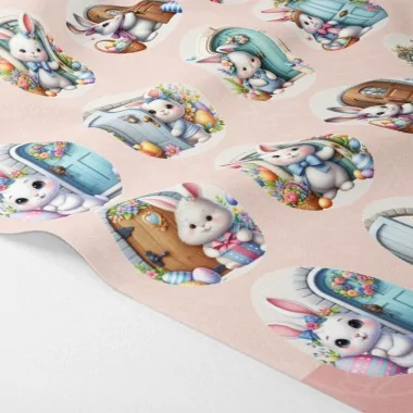 Globuri de Crăciun în fetru moale 24 bucăți - Moș Crăciun Acuarelă|IDEEINFELTRO.COM