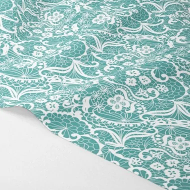 Vilt of Dun Vilt Lace Effect Panel Mod.2 - Aqua Groene Kleur