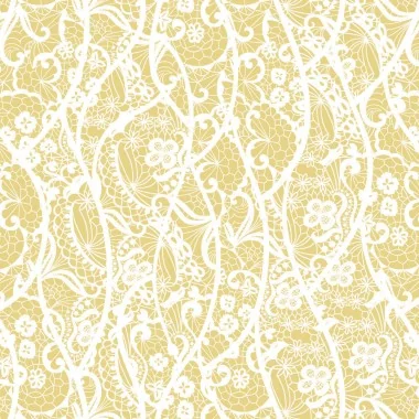 Vilt of Dun Vilt Lace Effect Panel Mod.3 - Pastel Gele Kleur 2