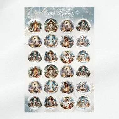 Kerstballen In Dun Vilt 24 stuks - Meisje met kitten|IDEEINFELTRO.COM 2