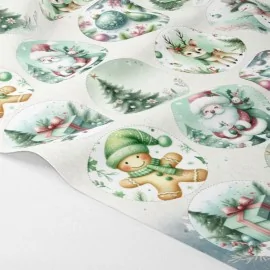 Palline natalizie in pannolenci 24 pezzi - decorazioni natalizie miste verdeacqua|IDEEINFELTRO.COM