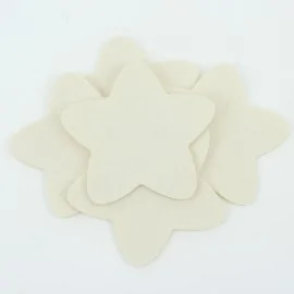 Estrella fieltro tamaño base 11 cm - kit de 20 piezas color a elegir
