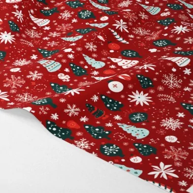 Bolas de Navidad En tela de fieltro 24 piezas - Belén mod.8|IDEEINFELTRO.COM