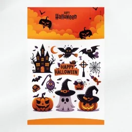 Panneau tissu feutrine imprimé « halloween » décorations mixtes mod. 02