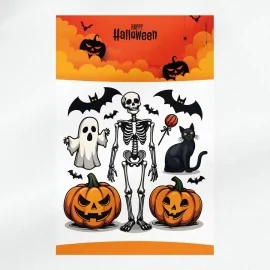 Panneau tissu feutrine imprimé « halloween » décorations mixtes mod. 12