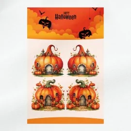 Panou fetru moale tipărit "dovleci de halloween" mod. 14
