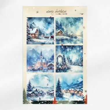 Panel In bastelfilz O Filzstoff Weihnachtsbeleuchtung Mod.6