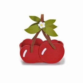 2ER-SET BASTELFILZ HANDTASCHEN - ERDBEERE