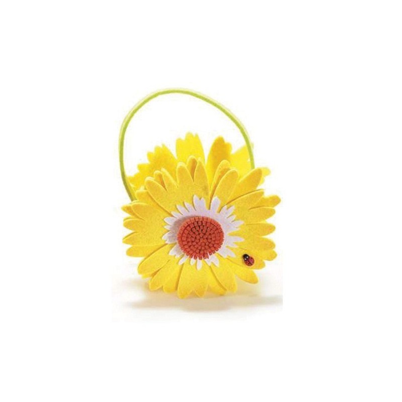 DAISY BASTELFILZ HANDTASCHE MIT MARIENKÄFER - ORANGE