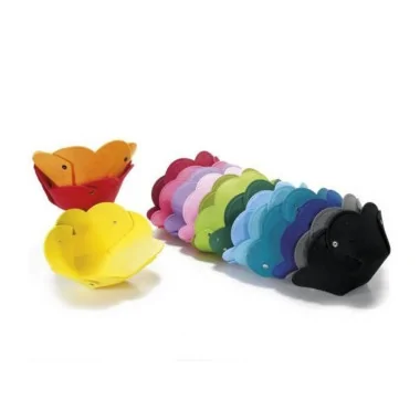 COLORED FELT COIN PURSE