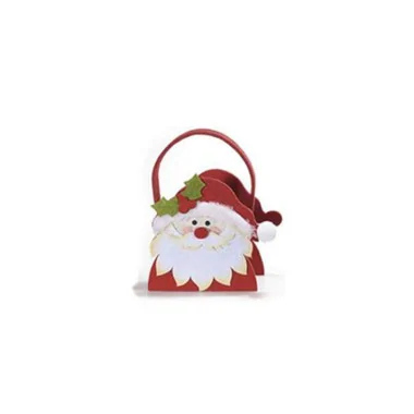 "SANTA CLAUS" HANDBAG IN RED FELT