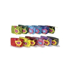 PORTE-MONNAIE FEUTRINE COLORÉ AVEC OISEAU