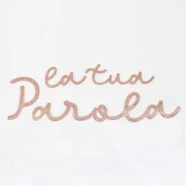 Custom Name or Word in eva Glitter Rubber - Font 3|IDEEINFELTRO.COM