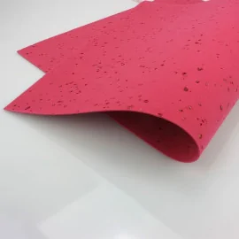 Gomma Crepla Lavorata "Sughero" 40 X 60 Cm - Rosso|IDEEINFELTRO.COM