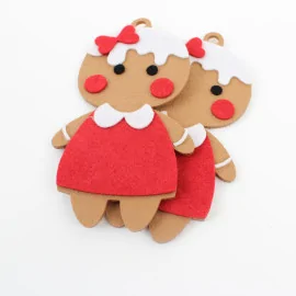 12 Kerstversiering - Spar - In Vilt mod. 4