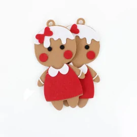 12 Kerstversiering - Spar - In Vilt mod. 4
