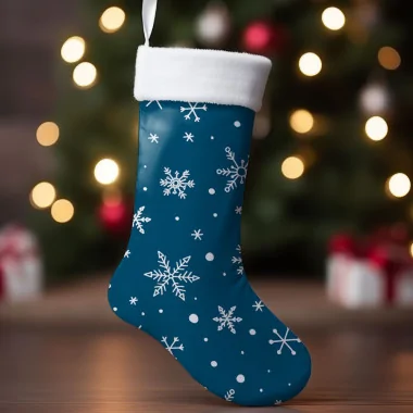 Christmas Stocking Panel In soft felt Mod.38 - EN 71-3 Certificate