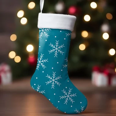 Christmas Stocking Panel In soft felt Mod.38 - EN 71-3 Certificate