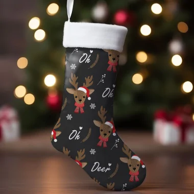 Christmas Stocking Panel In soft felt Mod.38 - EN 71-3 Certificate