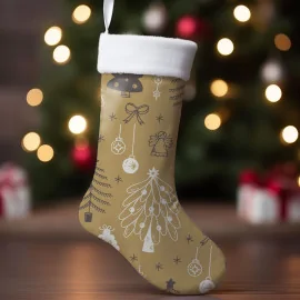 Weihnachtsstrumpf in Filzstoff Mod.38 - EN 71-3 Zertifikat