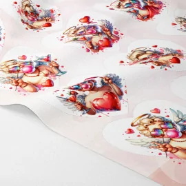 Cuore "cupido gum" da ritagliare in pannolenci - kit san valentino|IDEEINFELTRO.COM