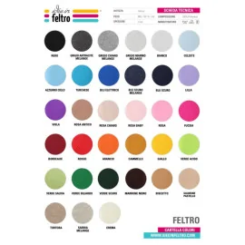 Set sagome in feltro con incisione – animali della fattoria (30 pezzi)|IDEEINFELTRO.COM