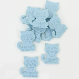 Siluetas de fieltro gato con grabado – kit de 30 piezas