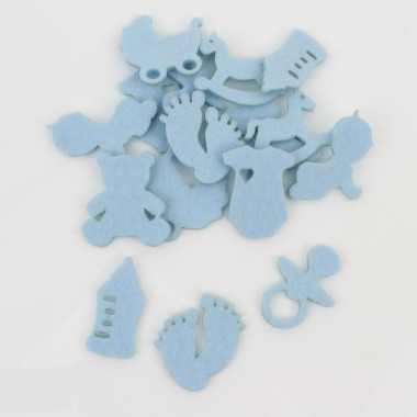 Kit Sagome In Feltro Mix Nascita - Dimensione e colore...