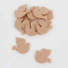 Uccellini in feltro o pannolenci - dimensione e colore personalizzato (40 pezzi)|IDEEINFELTRO.COM