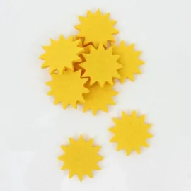 Kit d’économies 40 formes de soleil en feutrine - Taille au choix
