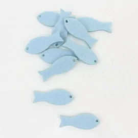 Pesciolini in feltro o pannolenci - dimensione e colore personalizzato (40 pezzi)|IDEEINFELTRO.COM