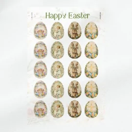 Pannello Pasqua in Pannolenci "Happy Easter" modello 95 - Decorazioni Miste|IDEEINFELTRO.COM