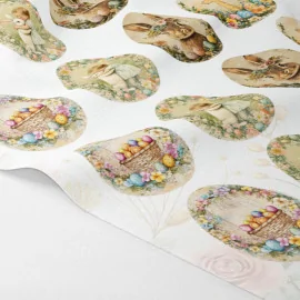 Paaspaneel in Dun Vilt "Happy Easter" model 95 - Gemengde decoraties|IDEEINFELTRO.COM